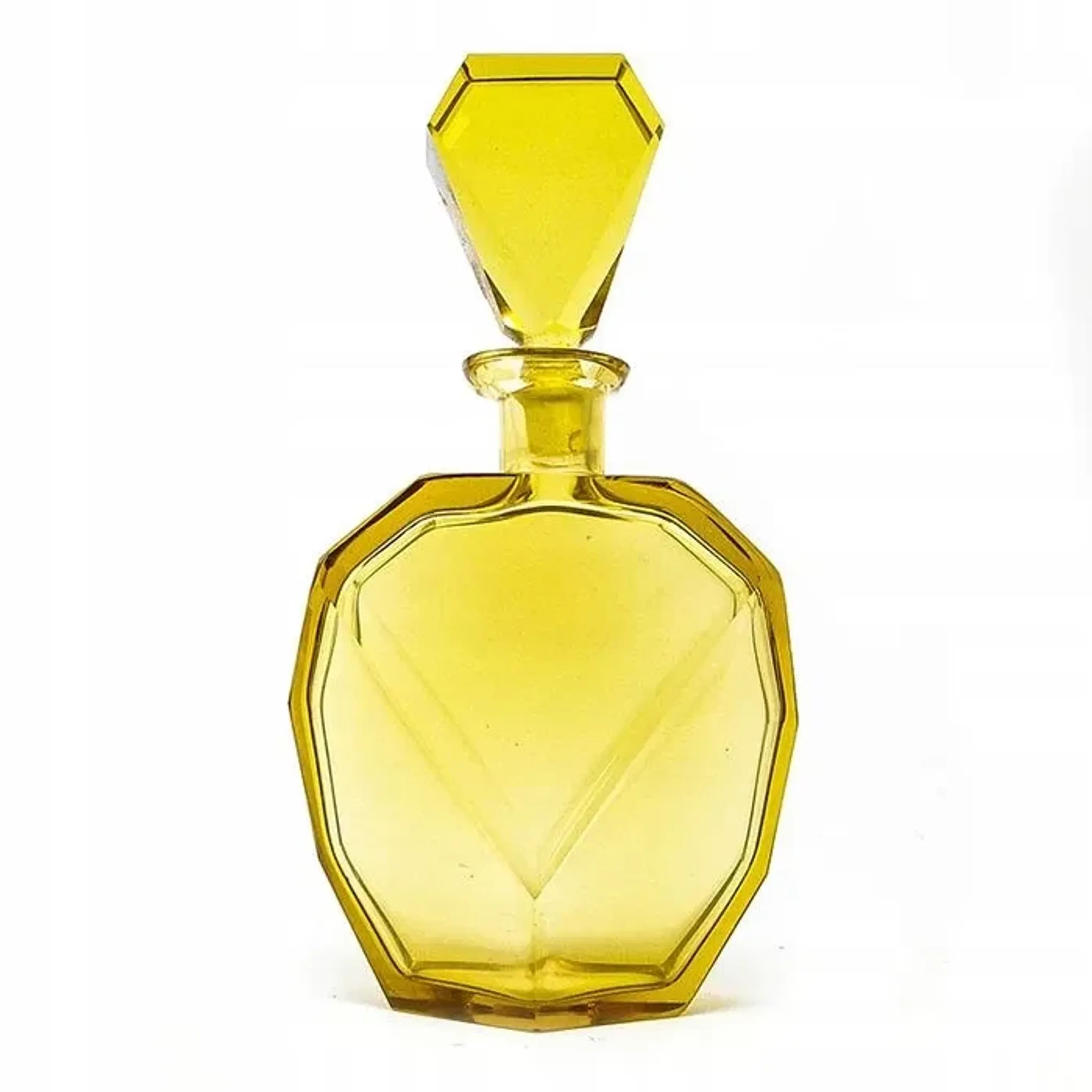 E4H Moser - yellow sensational carafe ART DECO