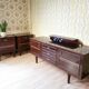Mid-Century Wooden Dresser Sideboard with Detachable Mirror: 1970s Vintage