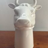 Glazed ceramic butter dish