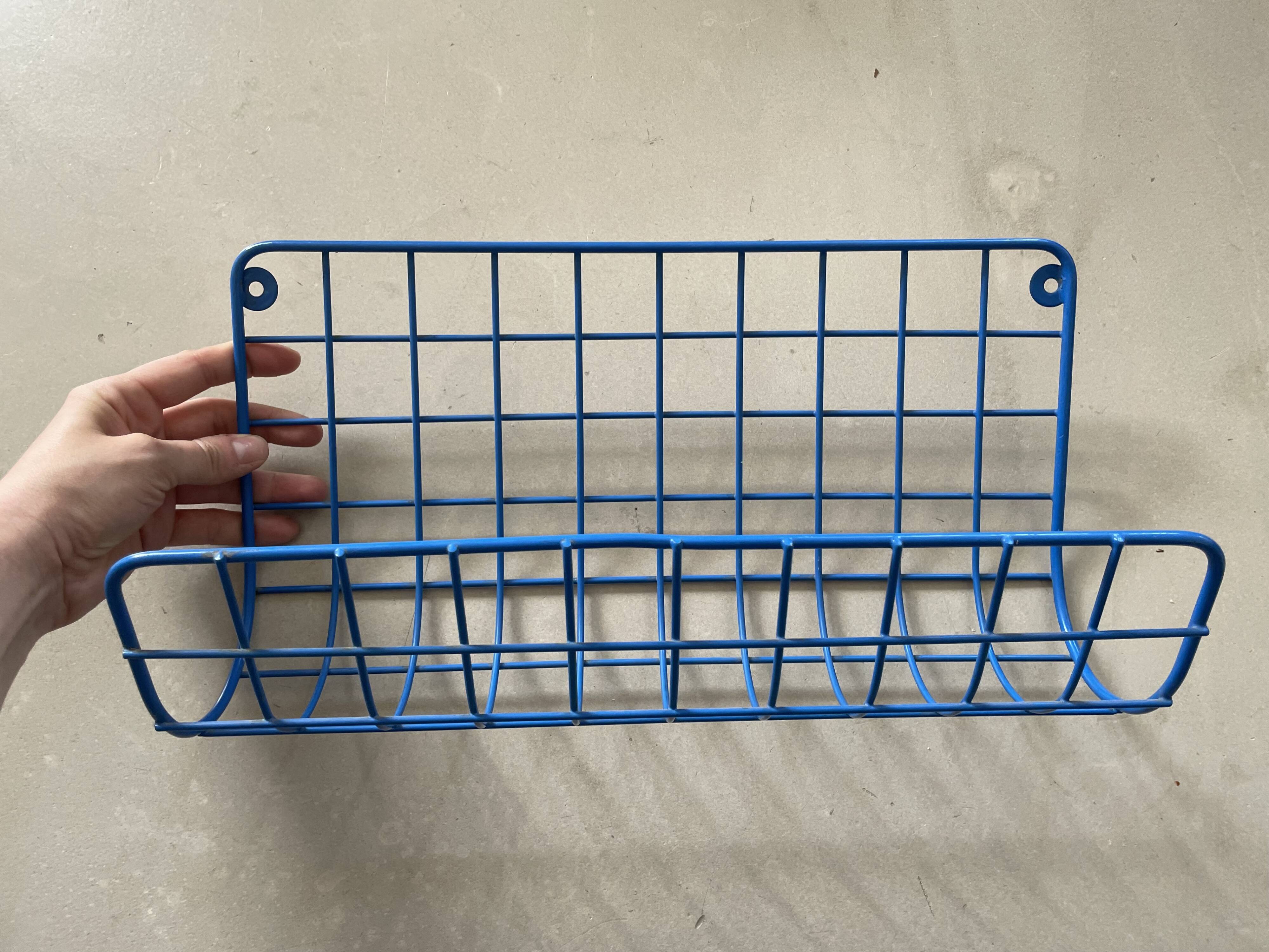 80s grid wall shelf