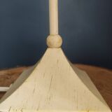 Table lamp in aged metal