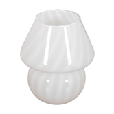 Venini mushroom swirl lamp, Italy, 70s.