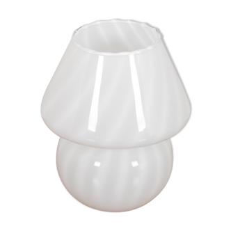 Venini mushroom swirl lamp, Italy, 70s.