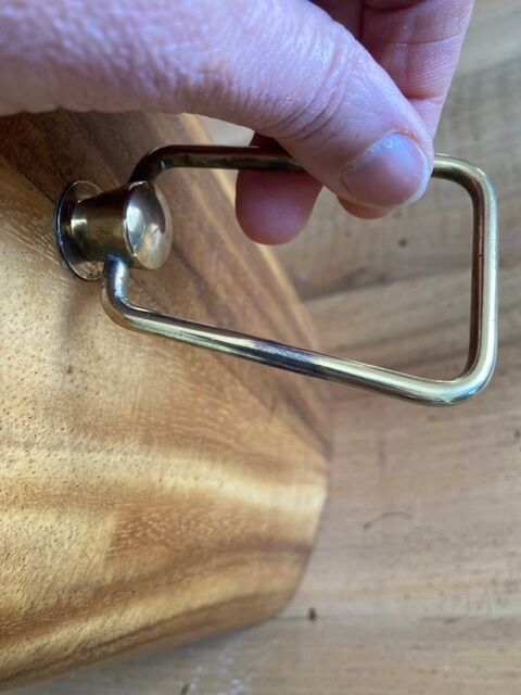 Vintage champagne bucket / teak ice cream
