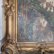 Eugénie Moujon-Gauvin (1850–1910) – Landscape with Stream - 19th century