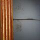 Patinated golden fireplace mirror eighteenth century 123 x 91.5 cm