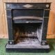 Sheet metal fireplace