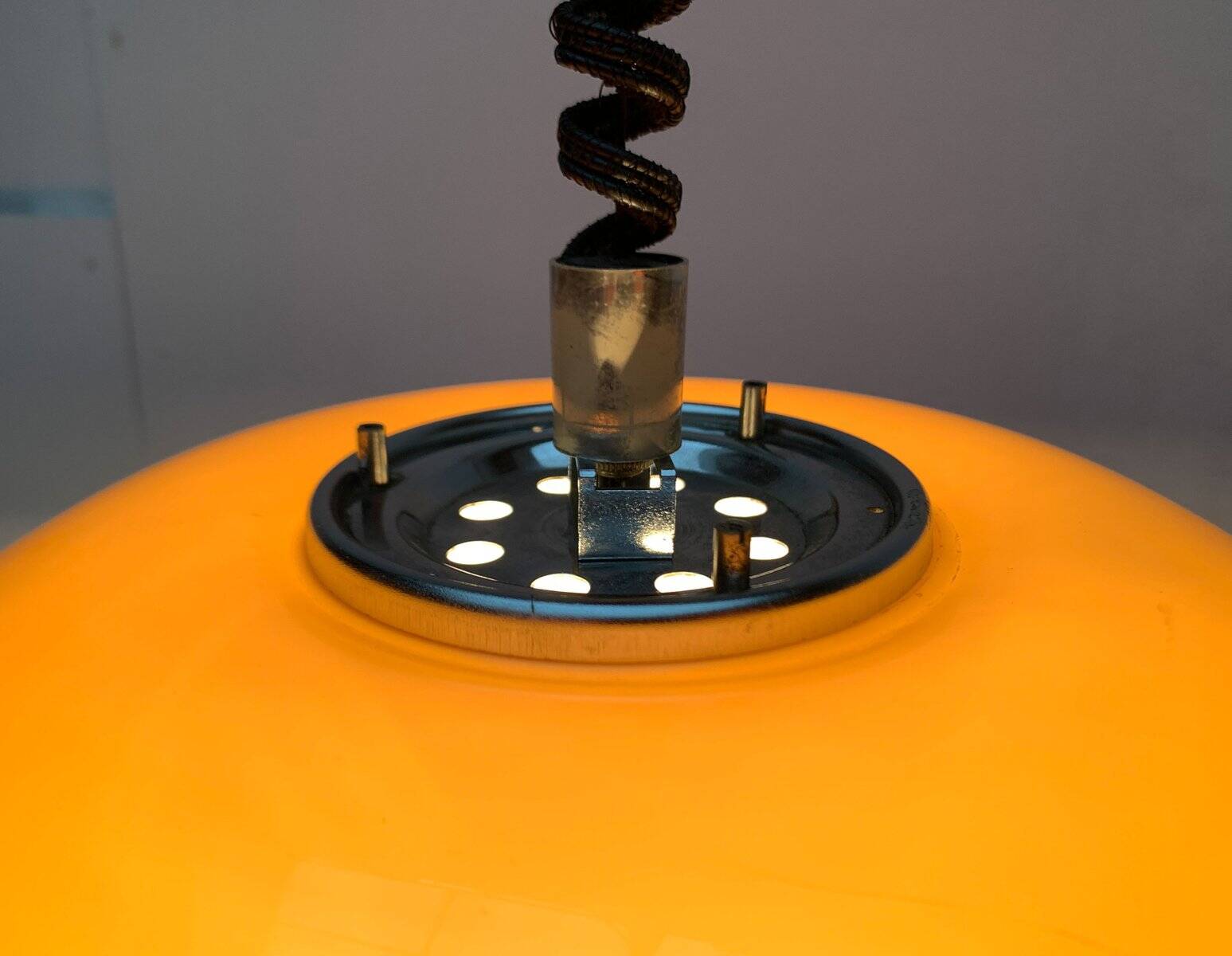 Suspension Cabras Space Age Mid-Century by Luigi Massoni for Guzzini, 1960s