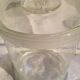 Confectioner jar made of antique glass