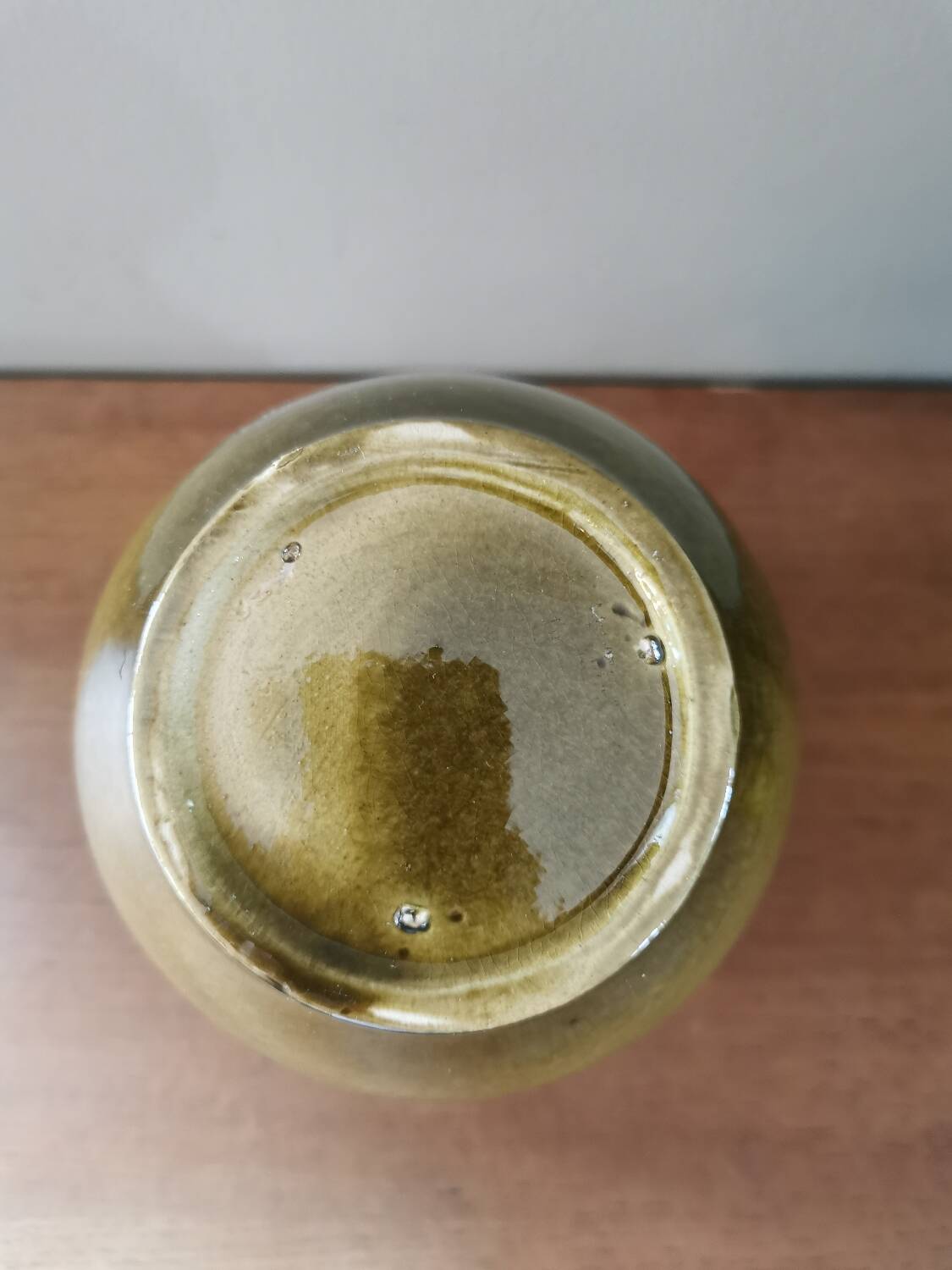 Vintage ceramic pitcher and 6 cups