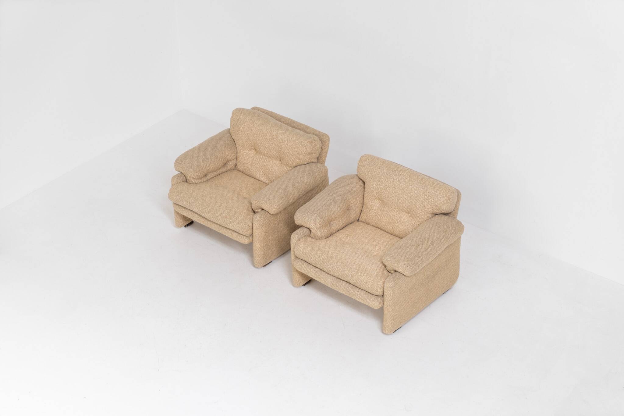 Pair of 'Coronado' armchairs by Tobia Scarpa for C&B