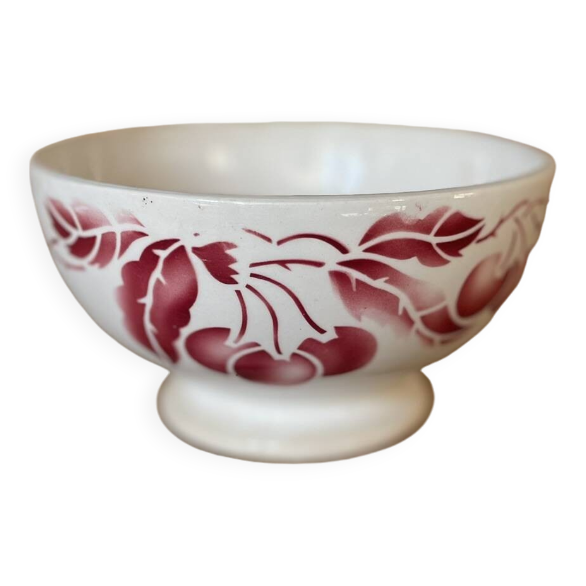 Old Digoin bowl, Cherries model