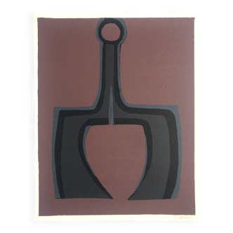 Raoul UBAC, The Earth I, 1978: Original lithograph signed in pencil.