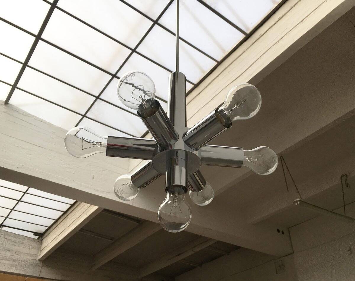 Suspension Chrome Space Age Mid-Century