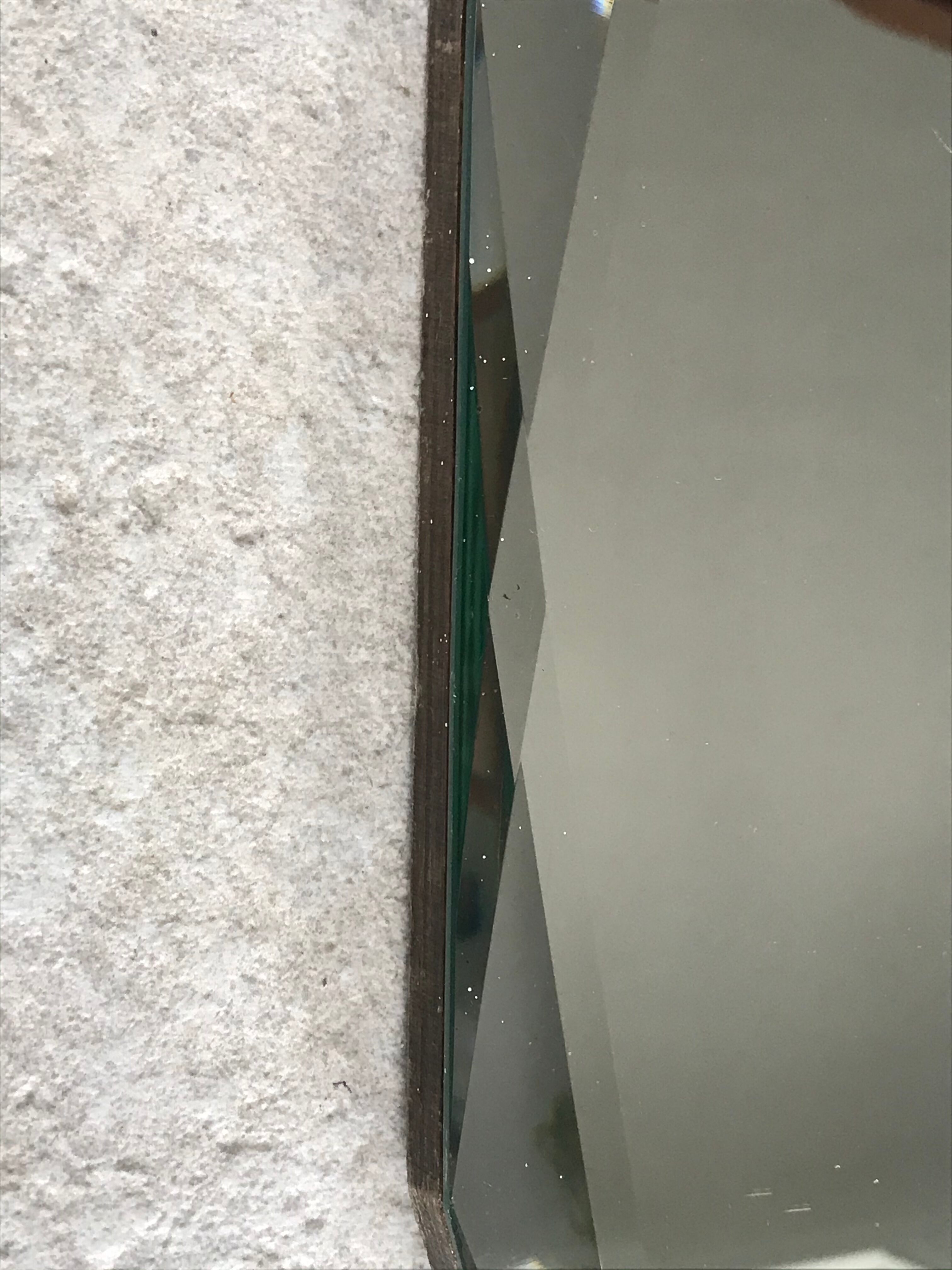 Art Deco Bevelled Mirror 68X41
