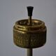 Cendrier roulette  laiton ciselé Germany 50 60