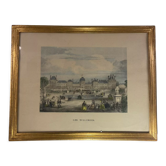 Color engraving, Les Tuileries, Paris