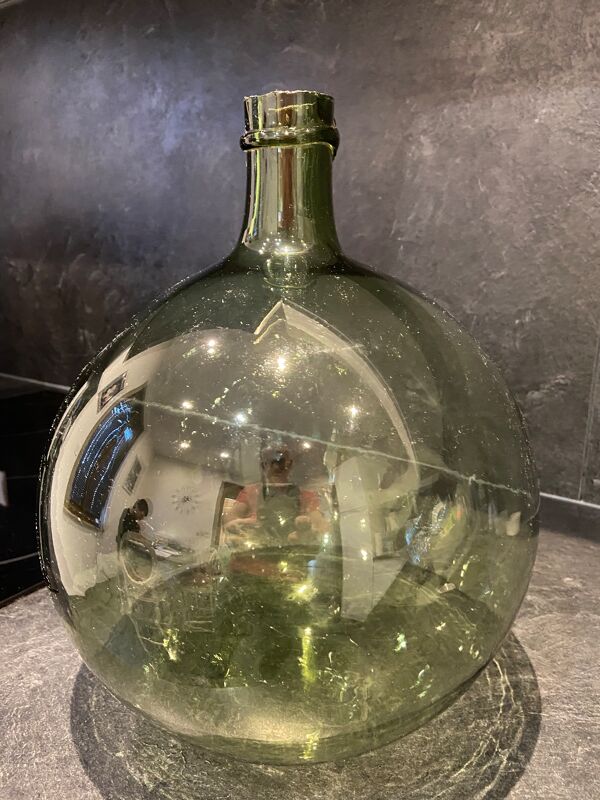 Bonbonne verte 19eme