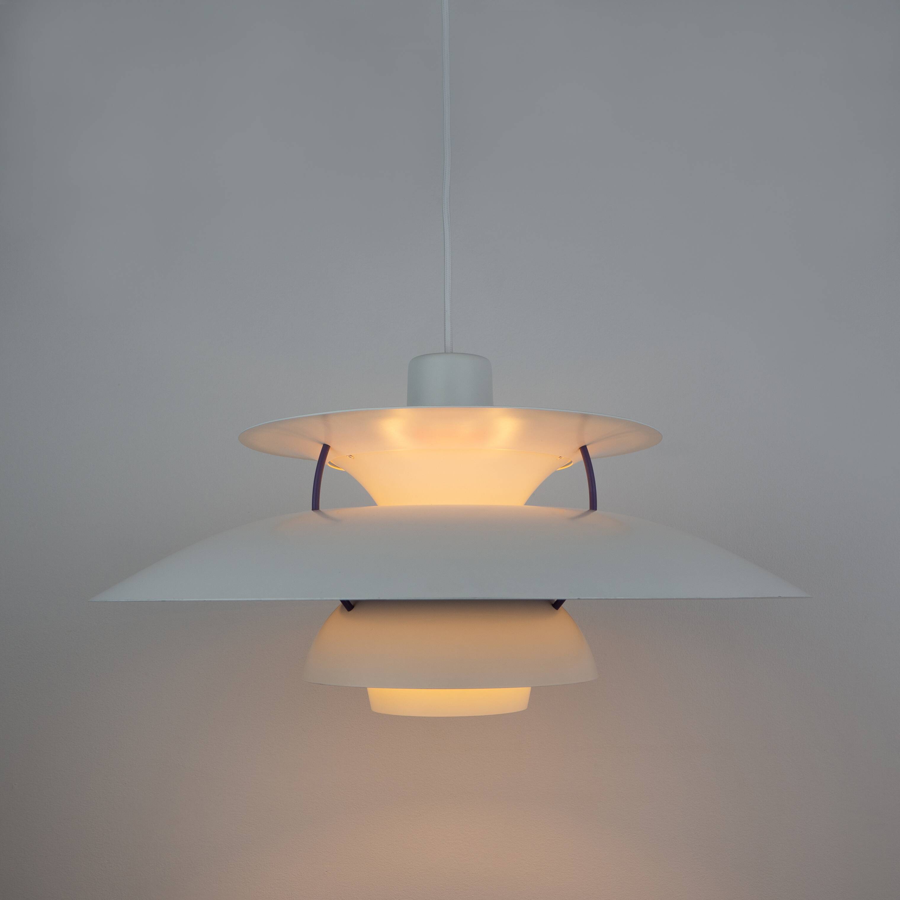 Paire de suspensions vintage danoises de Poul Henningsen, Louis Poulsen, 1958