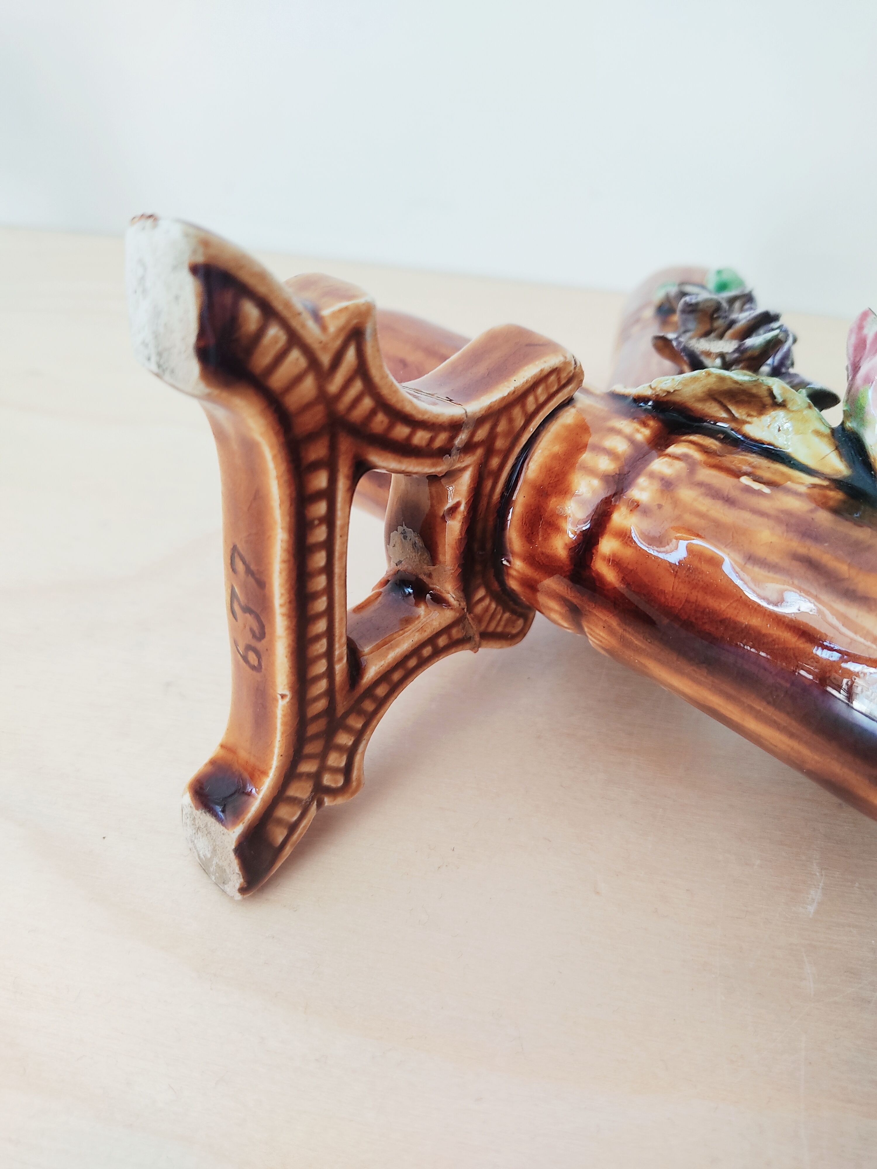 Vase flowers dabbling early 20th