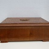 Old wooden storage box