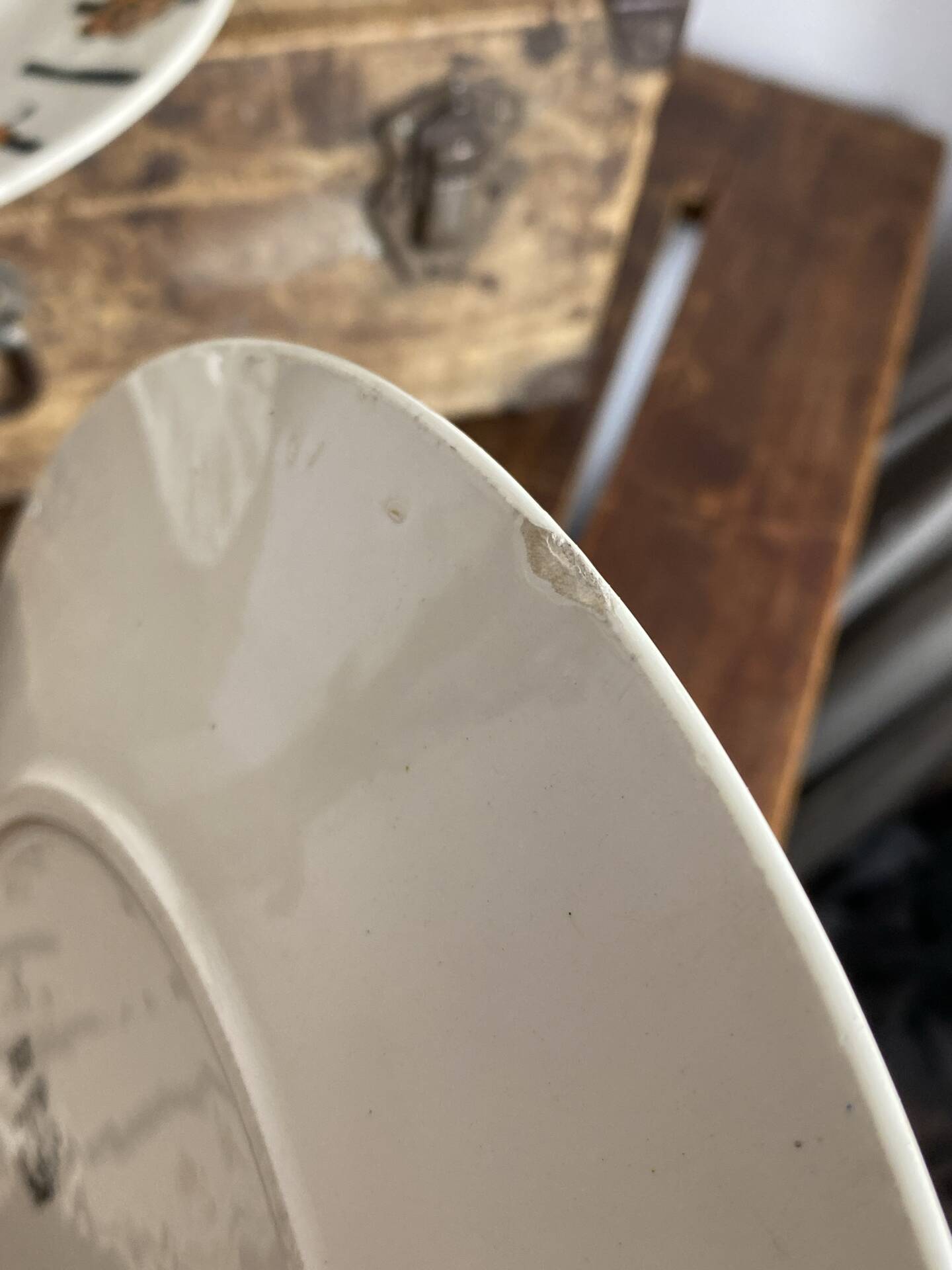 Porcelain plates, Badonviller France