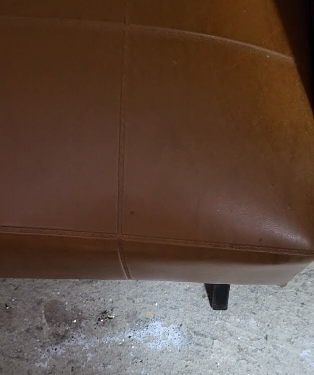 Vintage skai armchair