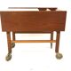Teak and metal magazine rack, Sweden, 1960