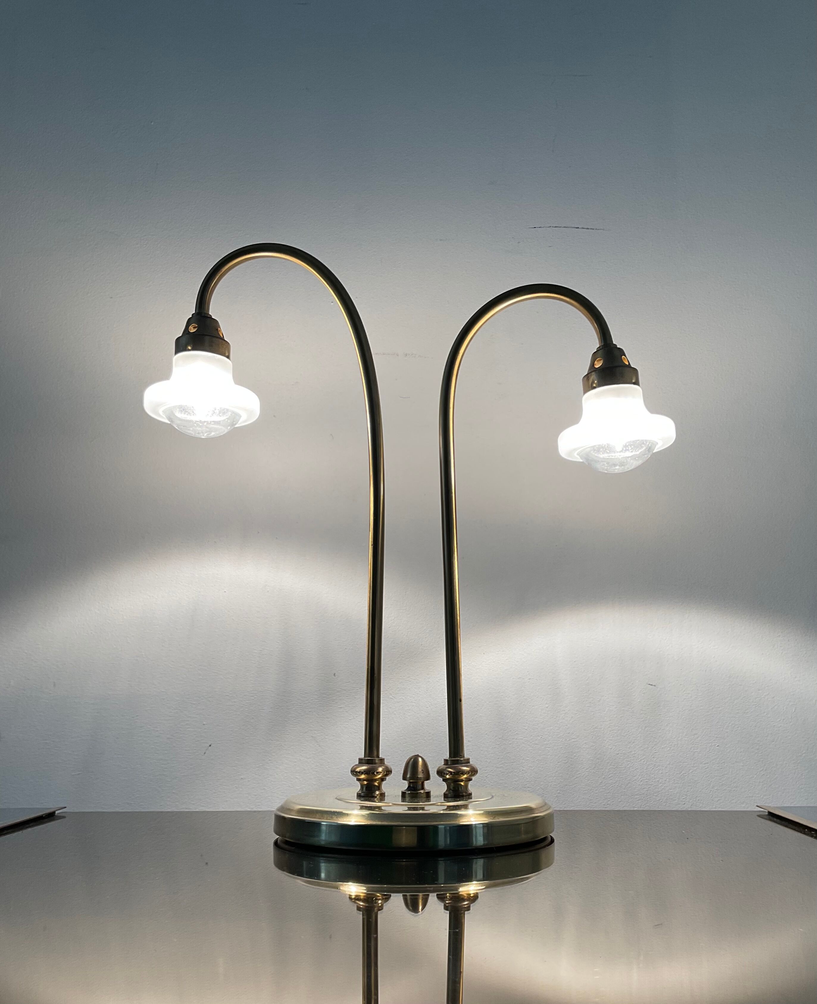 Vintage brass lamp from the 70s