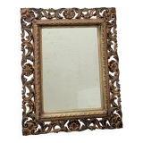 Napoleon III style mirror in carved wood, 20th century.