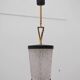 ARLUS chandelier in brass and glass, 1960