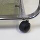 Vintage HIFI furniture 1970 chrome & glass