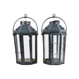 Pair of boat lanterns