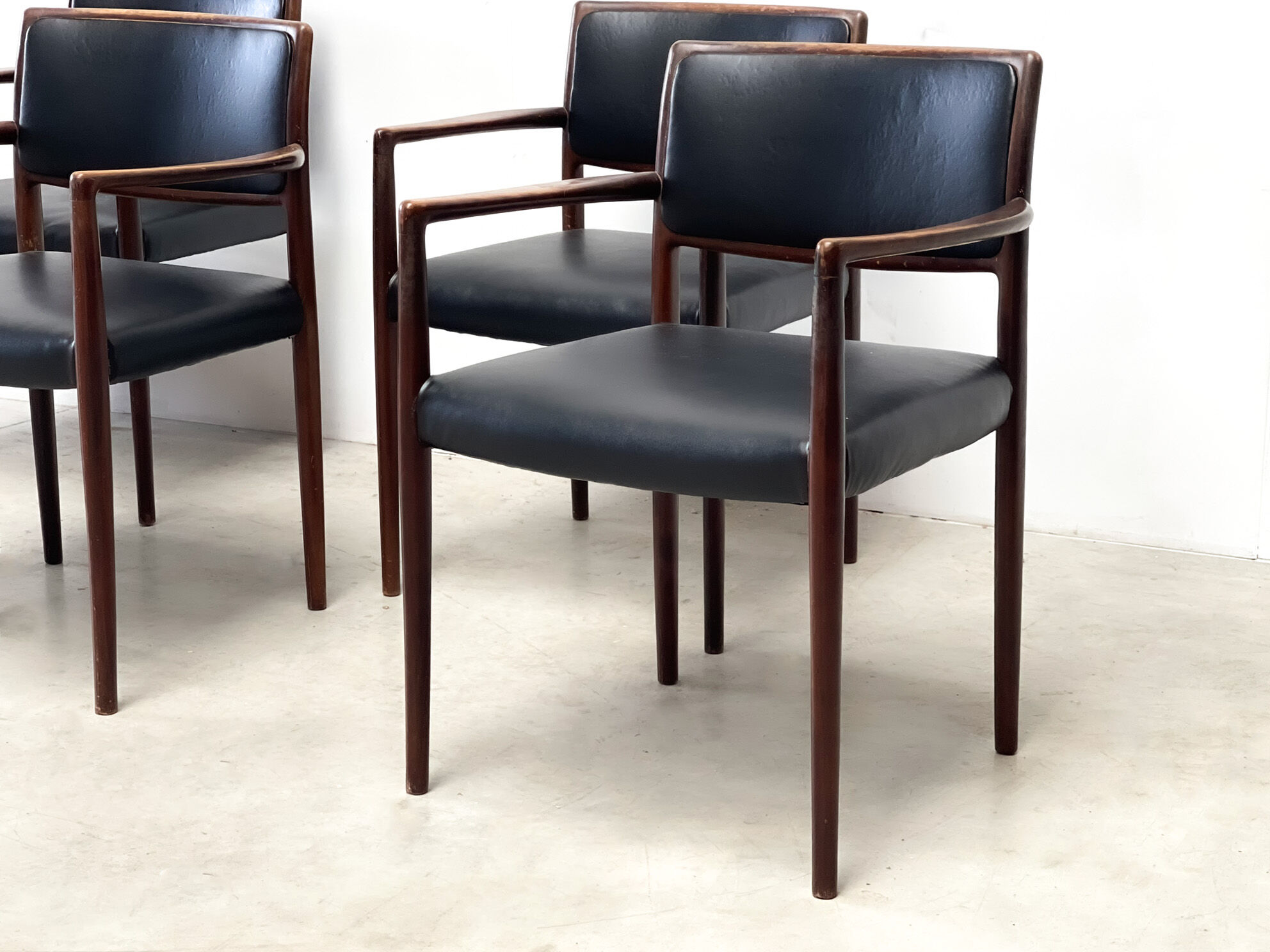 7 danish dining chairs