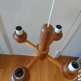 Vintage Ikea pine chandelier