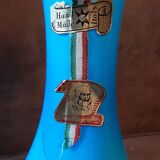 Vase opaline turquoise