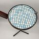 Floor ashtray "Blue Mosaic", 1950s