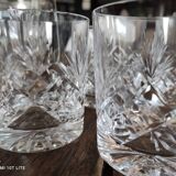 Whisky service 5 pieces in chiseled crystal