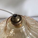 Vintage suspension in smoked glass