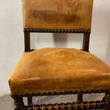 Chaise à dos espagnol d'époque Renaissance XVIe siècle