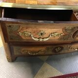Louis XIV period chest of drawers in marquetry