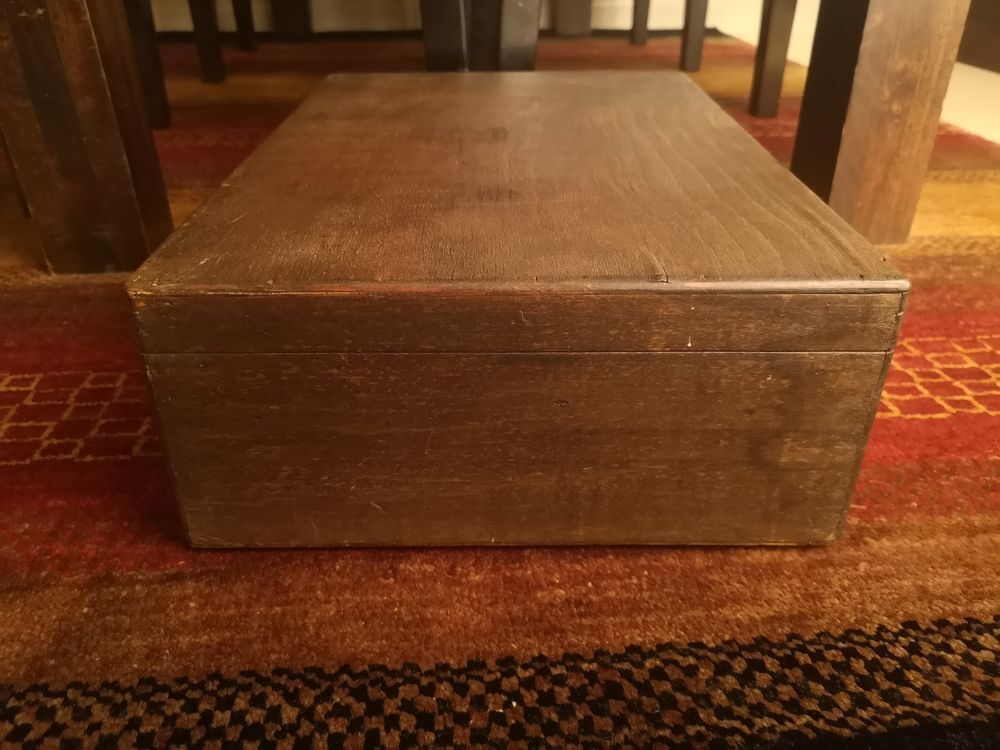 Uncompartmentalized painter's briefcase/suitcase - 1930s/1940s