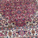 Tapis vintage Transylvanie style persan fait main 131x220 cm