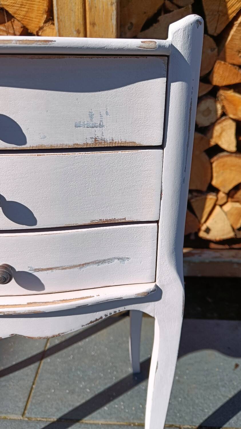 Petite commode/ chevet vintage patinée