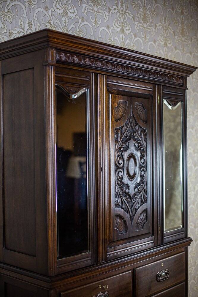 Scandinavian Walnut Buffet, 1930s