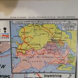 Vidal-Lablache educational wall map