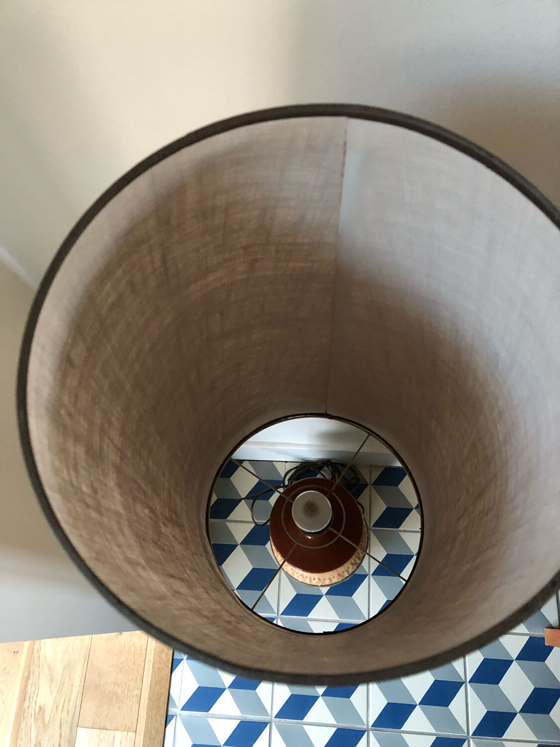 Vintage floor lamp W Germany 1970's