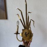 Paire applique décor gerbe de blé