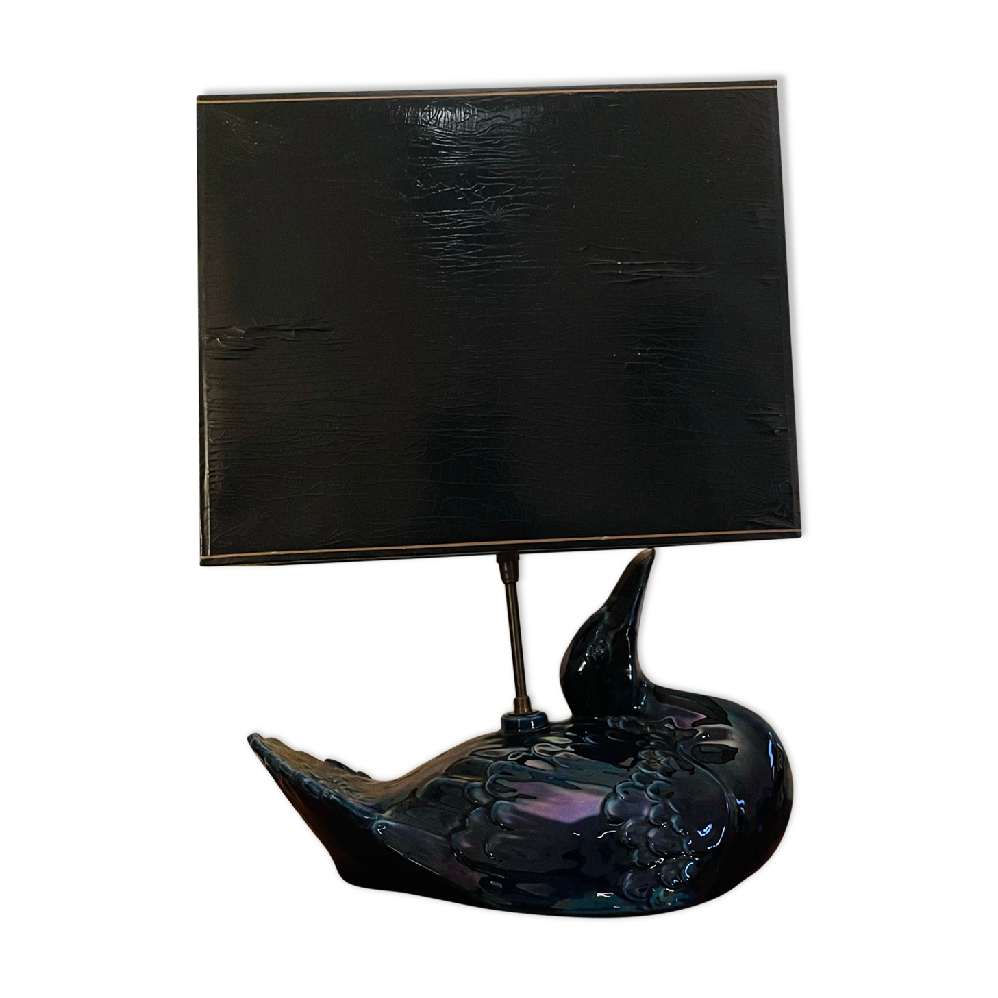 Art deco duck lamp