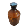 Amber apothecary flask
